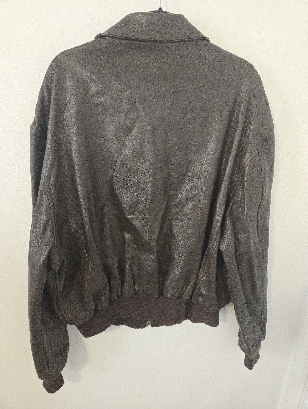 Vintage Cooper Type A-2 Usaf Brown Leather Bomber Pil… - Gem